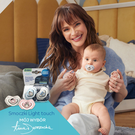 Canpol Babies Smoczek Silikonowy 0-6m Sleepy  Koala 2 szt. 22/658_blu Blue