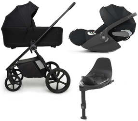 Muuvo One Wózek Głęboko-Spacerowy + Cybex Cloud T I-Size Plus Fotelik Samochodowy + Baza T