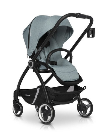 Euro-Cart Crox Wózek Głęboko-Spacerowy 2w1 z miękką gondolą Cosmic Blue