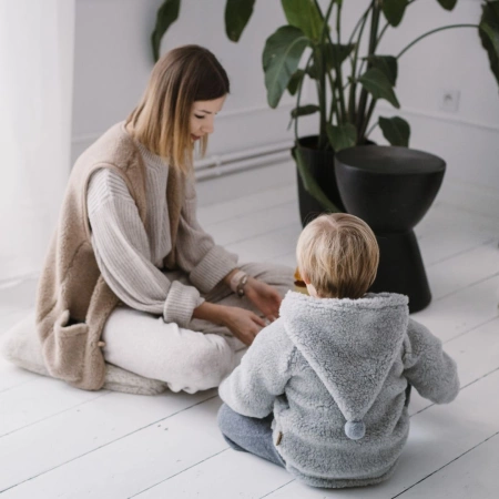 Zaffiro Kurteczka Meri Wełniana Nevada 134/140 Grey