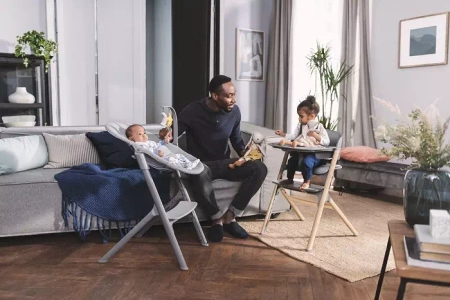 Kinderkraft Igee Krzesełko Do Karmienia Cloudy Grey