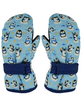 Noviti Rękawiczki Narciarskie 1P Chłopięce Pingwin Rozmiar 12