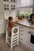 Baby Wood Kitchen Helper M Biały