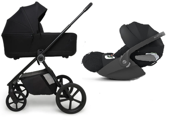 Muuvo One Wózek Głęboko-Spacerowy + Cybex Cloud T I-Size Plus Fotelik Samochodowy