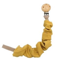 BinW Zawieszka do smoczka Musztarda - Bawełna