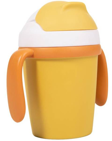 Bo Jungle Kubek do Picia ze Słomką BioPlastik CPLA Ochre 