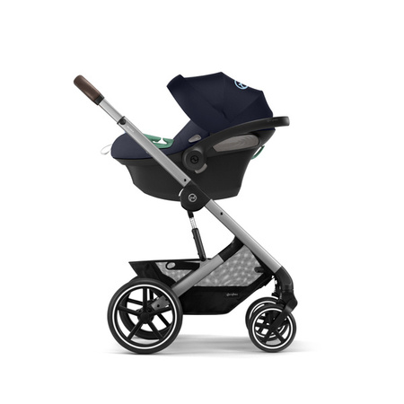 [OUTLET] Cybex Balios S Lux Wózek Głęboko-Spacerowy Ocean Blue Rama Srebrna 