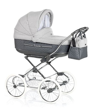 Roan Wózek Marita Prestige Głęboko-Spacerowy 2w1 P211 / Pompowane 12"