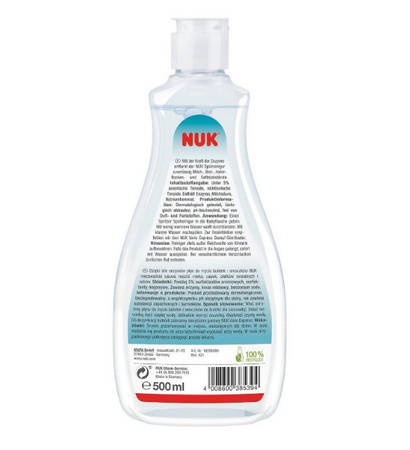 Nuk Płyn Do Mycia Butelek i Smoczków 500 ml
