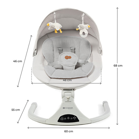 Kinderkraft TULSY Leżaczek Bujaczek Beżowy