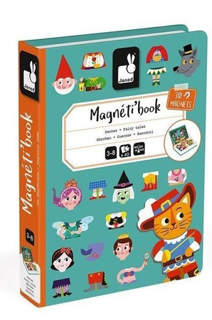 Janod Magnetibook Magnetyczna Układanka 3-8 Lat Świat Baśni 
