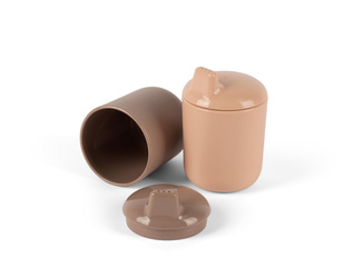Dantoy TINY BIObased Kubek niekapek 2 szt Mocca/ Nude