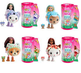 Mattel Urocza Barbie – Seria Chelsea Animal Mix Wzorów