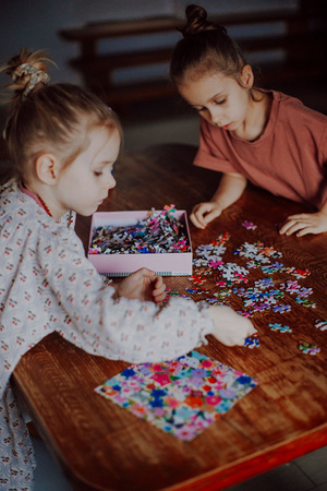 Mudpuppy Puzzle rodzinne Kwitnące kotki 500 elementów 8+