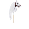 Hoppihorse Koń na Kiju Hobby Horse A3 Biały 66cm