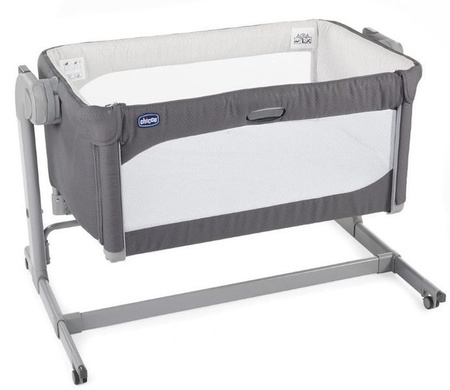 Chicco Next2Me Magic New 2023 Łóżeczko Dostawne Dla Dzieci Moon Grey