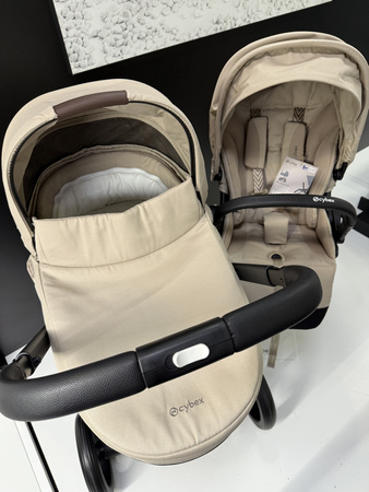 [OUTLET] Cybex Balios S Lux 2.0 Wózek Głęboko-Spacerowy Almond Beige BLK