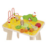Janod Wielofunkcyjny stolik edukacyjny drewniany Farma 12m+