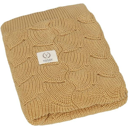 Yosoy Kocyk Waves Eco Cotton  Toffi