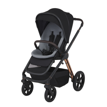 [OUTLET] Espiro Miloo Wózek Głęboko-Spacerowy 10 Diamond Black 