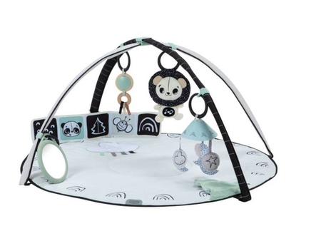 Tiny Love Décor Gimnastyka / Mata Edukacyjna z Pałąkami Czarno-Biała