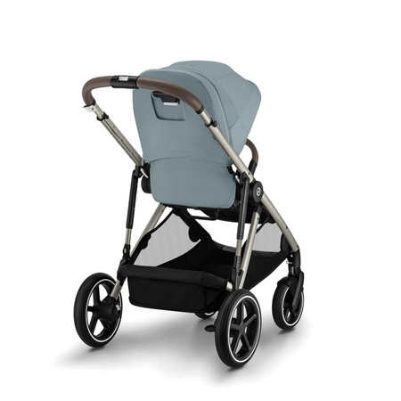 Cybex Gazelle S Wózek Spacerowy Bliźniaczy Rama Taupe Sky Blue
