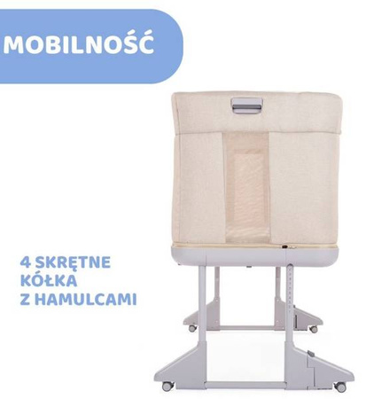 Chicco Next2Me Forever Łóżeczko Dostawne 3w1 do 22kg Moon Grey