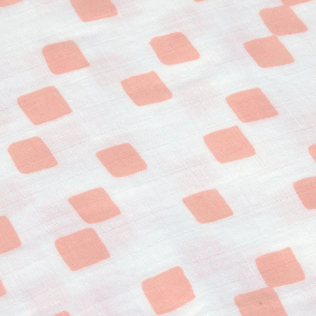 Lassig Muślinowa pieluszka otulacz z bawełny organicznej Zestaw 3 szt. 60x60cm Happy Fruits peach