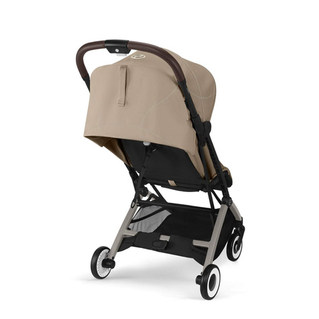 Cybex Orfeo Wózek Spacerowy Rama Taupe Almond Beige 2025 + Cybex Pałąk