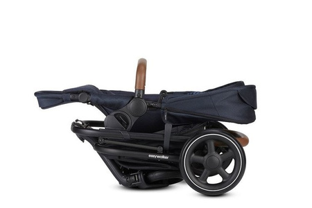 Easywalker Harvey 2  Premium Wózek Spacerowy  Sapphire Blue  (zawiera stelaż, siedzisko z budką, pałąk, folię przeciwdesz. i adapter wysokości) Sapphire Blue