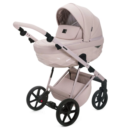 Adamex QUANTUM NATURA Wózek Głęboko-Spacerowy QN-2 Rose