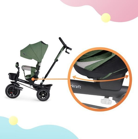 Kinderkraft Spinstep Rowerek Trójkołowy Pastel Green
