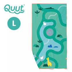 QUUT Dwustronny ręcznik plażowy PlayTowels L (180 x 100cm) Safari