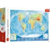 Trefl Puzzle Edukacyjne 4000 el. Wielka Mapa Fizyczna Świata
