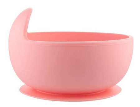 Canpol Babies Silikonowa Miseczka z Przyssawką  300 ml 51/400_pin Pink