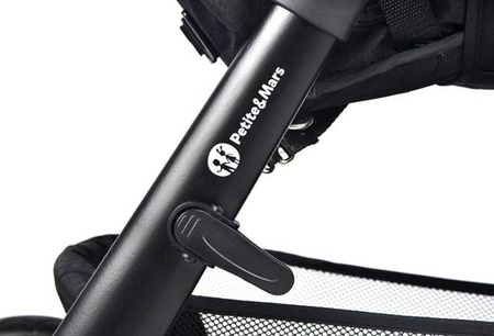 Petite&Mars Street+ Air Stelaż Wózka Spacerowego + Osłonka Na Nózki Oak