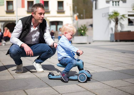 [OUTLET] Scootandride Highwaykick 1 Jeździk i Hulajnoga 2w1 1-5 Lat Steel