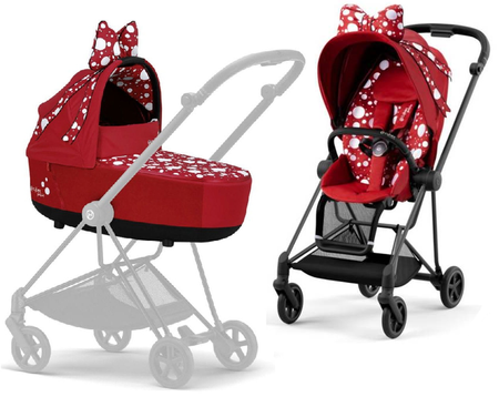 Cybex Mios Wózek Głęboko-Spacerowy Rama 3.0 + Gondola 2.0 Do Wózka Petticoat + Tapicerka 3.0 Siedziska Petticoat by Jeremy Scott