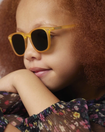 IZIPIZI Okulary Przeciwsłoneczne dla Dzieci 5-10 lat Yellow Honey E