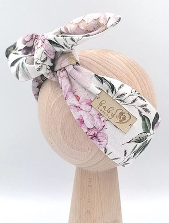 Baby in World Opaska Niemowlęca  Hortensje i Róże