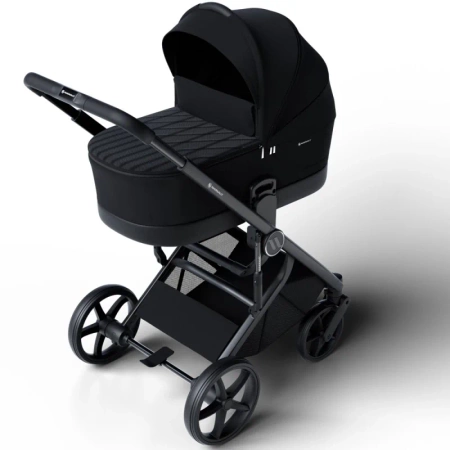 Avionaut Sirius Wózek Głęboko-Spacerowy Black + Gratis Avionaut Cosmo AirFlow Fotelik Samochodowy