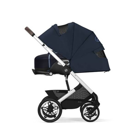 Cybex Talos S Lux Wózek Głęboko-Spacerowy Rama Srebrna Ocean Blue