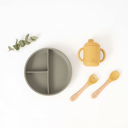 Olmitos Zestaw Obiadowy 5 Elementów Zielony