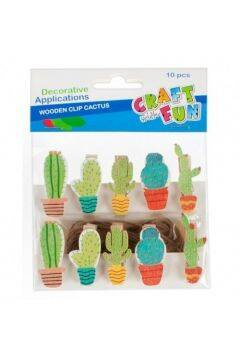 Craft With Fun Spinacze Drewniane Kaktusy