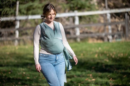 Chicco Boppy Comfyhug Nosidełko Silver Green