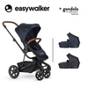 Easywalker Harvey 2  Premium Wózek Spacerowy  Sapphire Blue  (zawiera stelaż, siedzisko z budką, pałąk, folię przeciwdesz. i adapter wysokości) Sapphire Blue