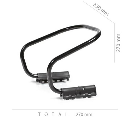 Prosperplast Little Beetle Sanki Dla Dzieci i Młodzieży Pomarańczowo-Czarne + Oparcie Seat 2