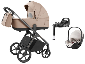 Carrello Vector CRL-6551 Wózek Głęboko-Spacerowy + Britax Romer Baby-Safe Pro Fotelik Samochodowy 0-13kg + Baza