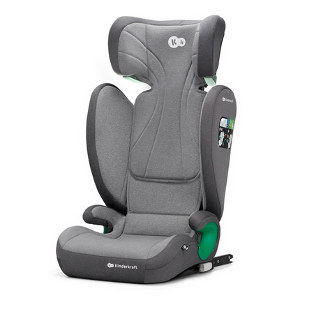 Kinderkraft Junior Fix 2 I-Size Fotelik Samochodowy 15-36kg 100-150cm Rocket Grey