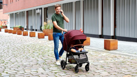 [OUTLET] Kinderkraft Grande New 2023 Wózek Spacerowy Black
